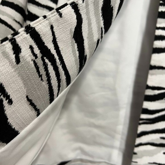 CHICO'S Open Jacket light Suit Blazer W/ Lining Top Jungle Print animal Sz 1 S - Picture 4 of 16